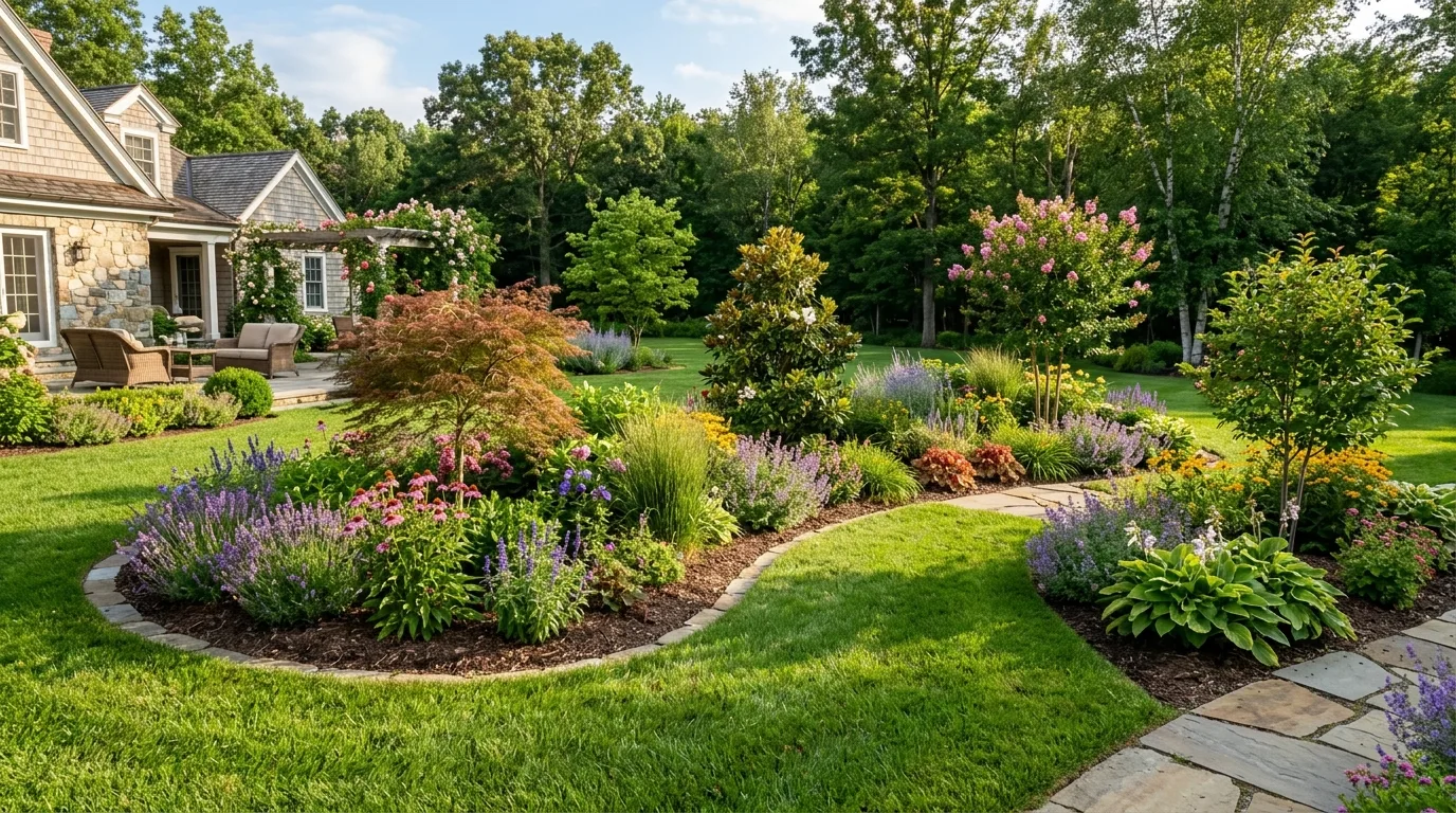 Planting Beds Along the Fence